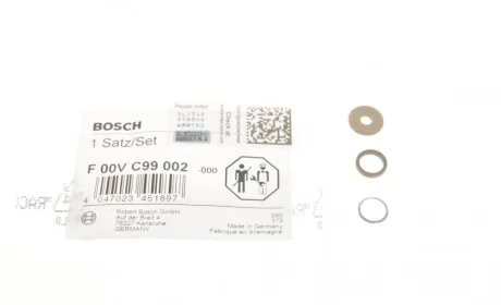 Кільце ущільнювальне форсунки BOSCH F 00V C99 002
