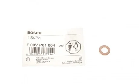 Шайба под форсунку VW Caddy/Crafter/T5 2.0TDI BOSCH F00VP01004