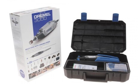 Гравер Dremel 3000 (130 Вт, 10000-30000 об/хв, 25 насадок в комплекті) BOSCH F 013 300 0JT