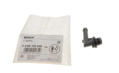 Штуцер насосу паливного Opel Corsa/Meriva 01-10 (Common Rail) BOSCH F 01M 100 648