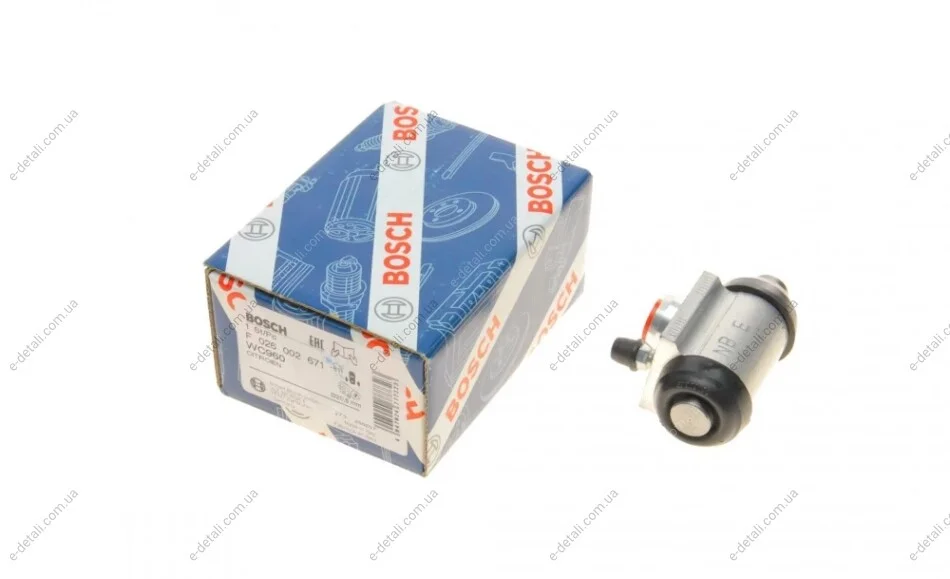 Циліндр гальмівний (задній) Citroen C3/C4 Cactus 14-/DS3 09- (d=20.64mm) BOSCH F026002671 (фото 1)
