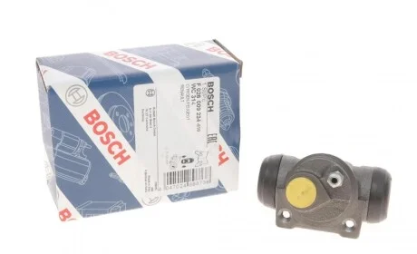 Циліндр гальмівний (задній) Peugeot 206 00- (L) (d=20.64mm) BOSCH F 026 009 234
