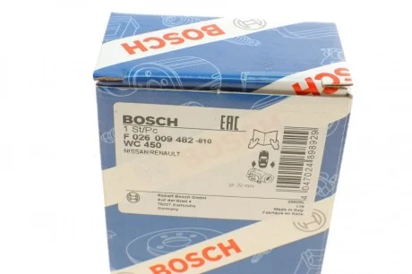Циліндр гальмівний (задній) Renault Kangoo 97-/Nissan Kubistar 03- (d=22.22mm) BOSCH F 026 009 482