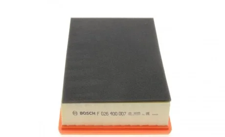 Фильтр воздушный VW T5 03- (с поролоном) 312x189x68 BOSCH F 026 400 007