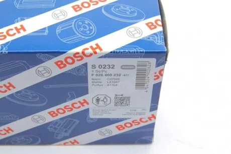 Фильтр воздушный Honda Accord VII 2.2i-CTDI 04-08 BOSCH F 026 400 232