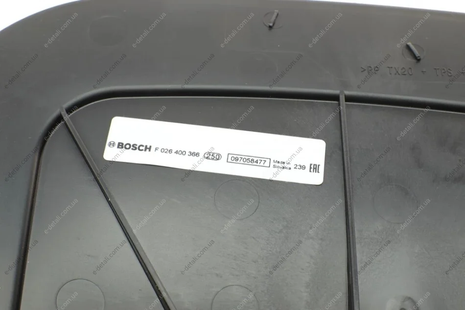 Фільтр повітряний BMW X3 (F25) 10-17/X5 (E70) 06-13/X6 (E71) 08-14 (N47/N57) BOSCH F 026 400 366 (фото 1)