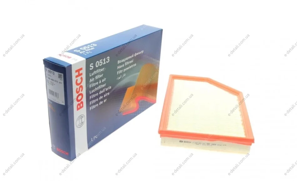 Фильтр воздушный Volvo V60/V70/S80/S60/XC60/XC70 06- BOSCH F 026 400 513 (фото 1)