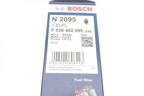 Топливный фильтр BOSCH F 026 402 095 (фото 1)