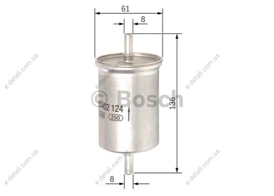 Топливный фильтр BOSCH F 026 402 124 (фото 1)