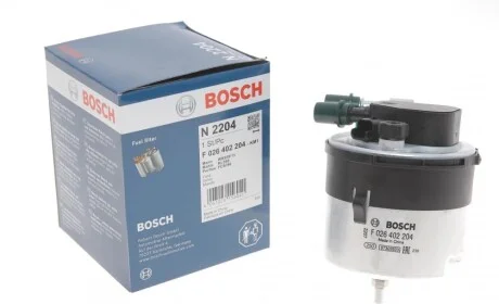 Фільтр паливний Ford Fiesta/Focus 1.6TDCI 03- BOSCH F 026 402 204