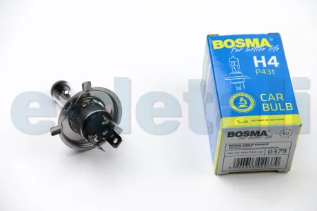 Автолампа H4 24V 75/70W P43T BOSMA 0379