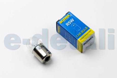 Автолампа BA15S 12V 5W R5W в коробці 1шт BOSMA 1581S