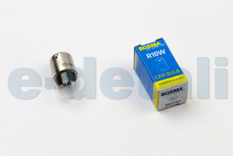 Автолампа BA15S 12V 10W R10W в коробці 1шт BOSMA 1611S