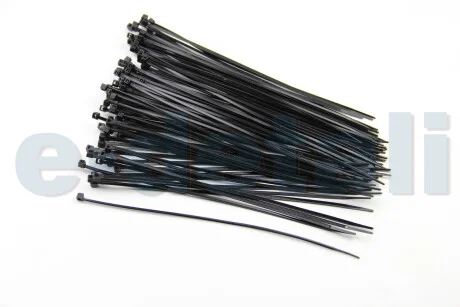 Хомут пластиковий BLACK 2,5 X 200 (100 шт) BOSMA 3301