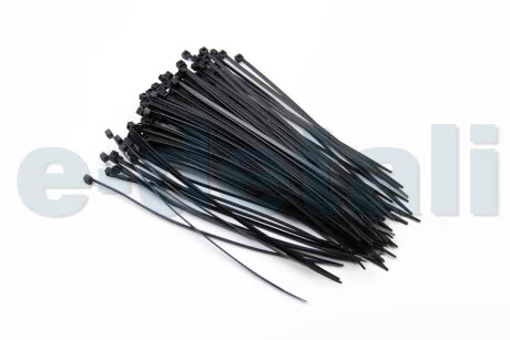 Хомут пластиковий BLACK 3,6 X 200 (100 шт) BOSMA 3318
