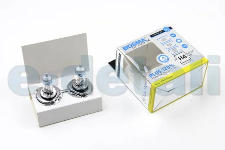 Автолампа H4 PLUS 120% 12V 60/55W P43T Упаковка 2шт BOSMA 5455