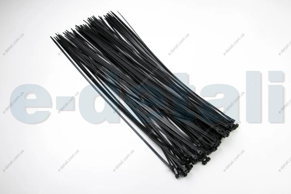 Хомут пластиковий BLACK 4,8 X 500 (100 шт) BOSMA 5497 (фото 1)
