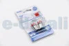 Автолампа BA15S 12V 6xLED SMD2835 18x37MM RED MAT STYLE CANBUS (blister 2 шт) BOSMA 6513 (фото 1)