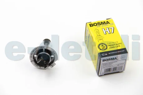 Автолампа H7 24V 70W PX26D LONG LIFE HEAVY DUTY BOSMA 6777