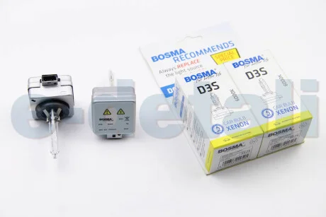 Лампа ксенонова D3S XENON 42V 35W PK32D-5 6000K (2шт) BOSMA 9525D