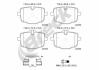 Комплект гальмівних колодок задн (з гвинтами гальмівного супорта) BMW 5 (F10) 5 (F11) 5 (G30 F90) 5 (G31) 6 (F12) 6 (F13) 6 GRAN COUPE (F06) 6 GRAN TURISMO (G32) 1.6-Electric 01.10- BRECK 247030055400 (фото 1)