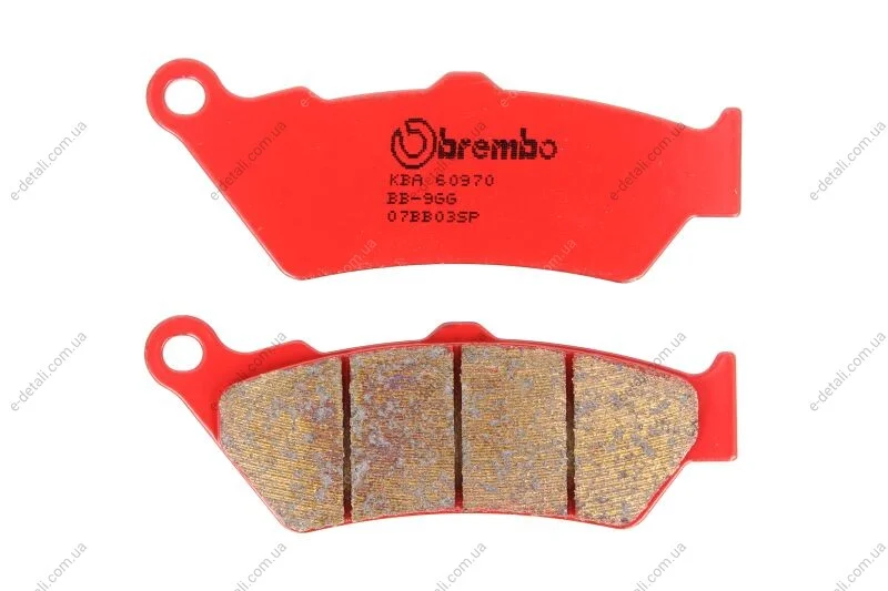 Гальмівні колодки BREMBO 07BB03SP (фото 1)