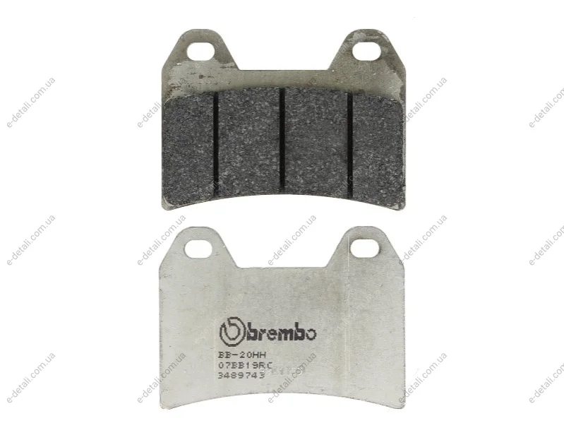 Тормозная колодка (диск) BREMBO 07BB19RC (фото 1)