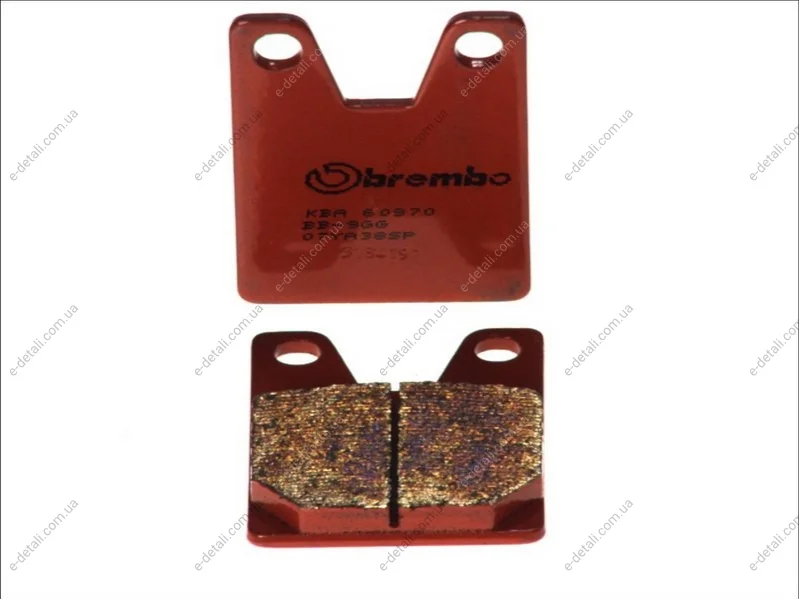 Гальмівна колодка (диск) BREMBO 07YA38SP (фото 1)