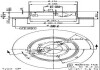 Диск тормозной BREMBO 08.7211.76 (фото 1)