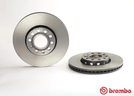 Диск тормозной AUDI 100, A4, SKODA SUPERB, VW PASSAT, передн. вент. (выр-во) BREMBO 09.5745.21