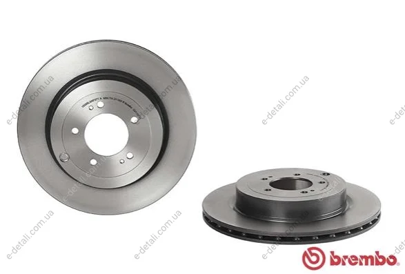 Гальмівний диск BREMBO 09.A197.11 (фото 1)