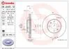 Тормозной диск вентилируемый BREMBO 09.A445.10 (фото 1)