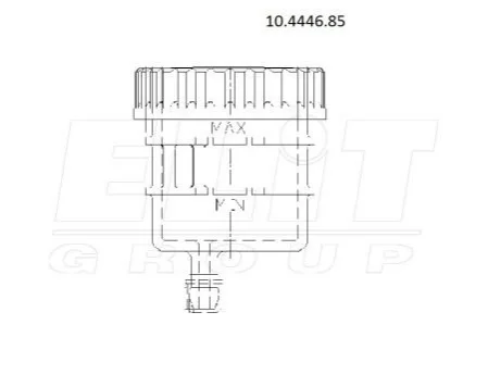 Бачок тормозной жидкости BREMBO 10444685 (фото 1)
