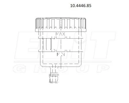 Бачок тормозной жидкости BREMBO 10444685