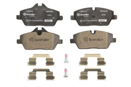 Гальмівні колодки, тюнінг BREMBO P06 034X