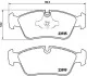 Тормозные колодки дисковые BREMBO P06035 (фото 1)