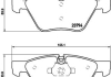 Гальмівні колодки, тюнінг BREMBO P06 036X (фото 2)