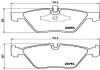 Гальмівні колодки, дискові BREMBO P06 040 (фото 1)