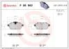 Тормозные колодки дисковые BREMBO P06 062 (фото 1)