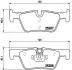 Гальмівні колодки, тюнінг BREMBO P06071X (фото 3)