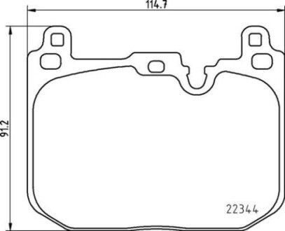 Гальмівні колодки дискові BREMBO P06 097 (фото 1)