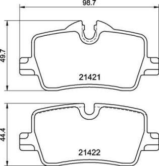 Тормозные колодки дисковые BREMBO P06 113