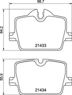 Гальмівні колодки, дискові BREMBO P06 114