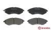 Комплект гальмівних колодок з 4 шт. дисків BREMBO P10 057 (фото 2)