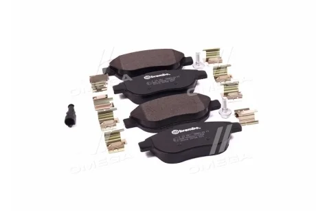 Гальмівні колодки, дискові BREMBO P23087