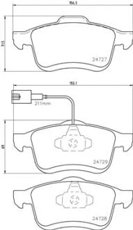 Гальмівні колодки, дискові BREMBO P23 130