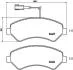 Тормозные колодки дисковые BREMBO P23 136 (фото 1)