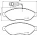 Тормозные колодки дисковые BREMBO P23143 (фото 1)