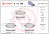 Гальмівні колодки дискові BREMBO P23 198 (фото 1)