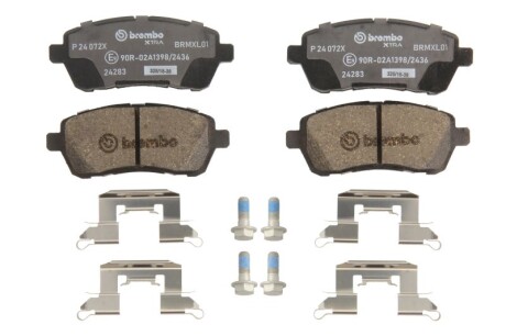 Тормозные колодки дисковые BREMBO P24 072X